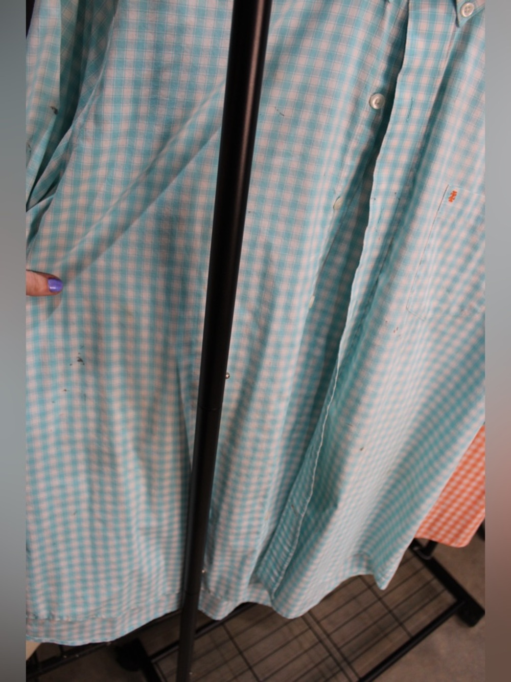 IZOD Men’s Button Down Shirt Bundle XXL Plaid Short Sleeve Casual Shirts - Picture 4 of 7